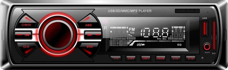 reprodutor multim&iacute;dia de carro