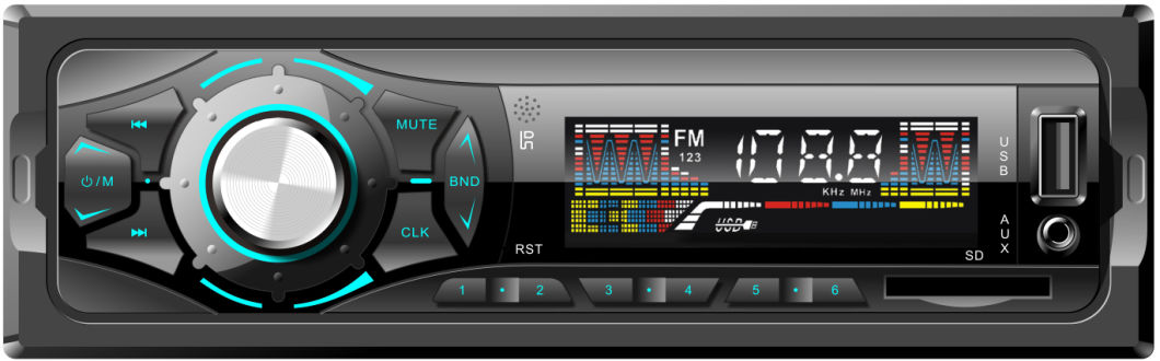 mp3 player em um carro