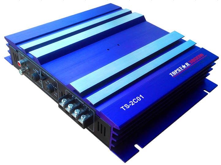 alto-falantes de carro com amplificador